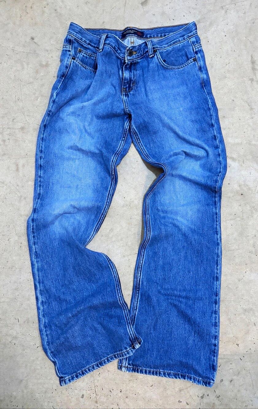 American Eagle Womens Baggy Jeans Size 8 Medium Wash Loose Fit Y2K